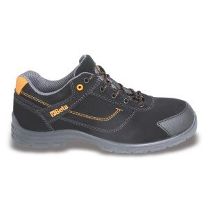 Actieve nubuck schoen, waterafstotend, met schuurbestendige inzetstuk op het neusgedeelte