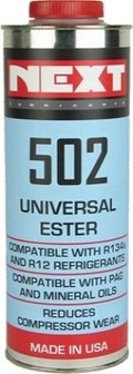 Next 502 Airco ester oil is een synthetische esterolie voor auto-airco systemen